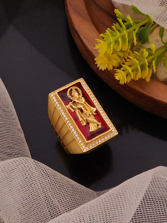 Premium 1 Gram Gold-Plated Ring (6 Months Warranty) - GR-012