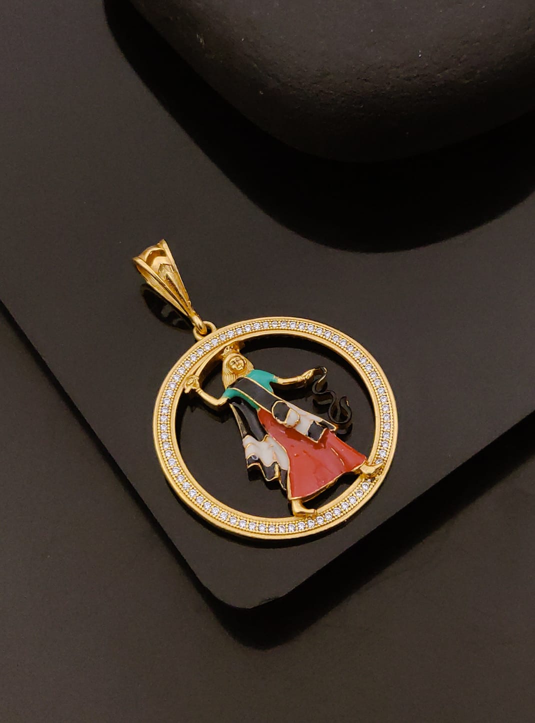 Premium 1 Gram Gold-Plated Pendant (6 Months Warranty) - GP-065