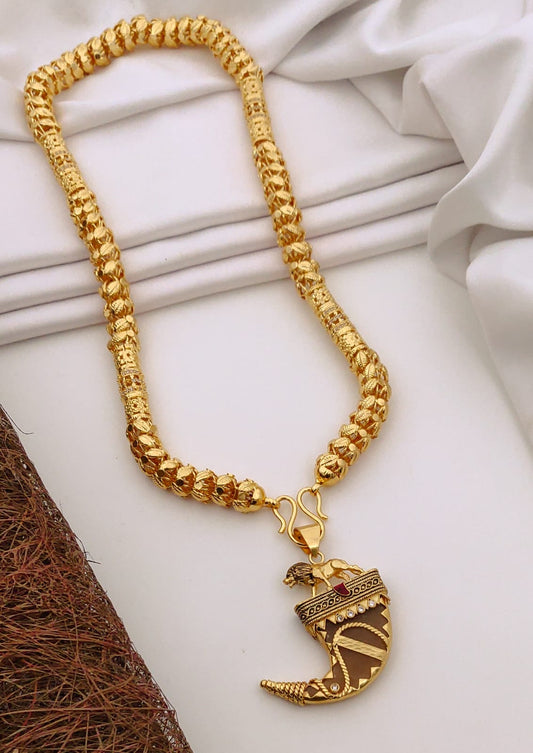 Premium 1 Gram Gold-Plated Jewelry (6 Months Warranty) - RGC-035