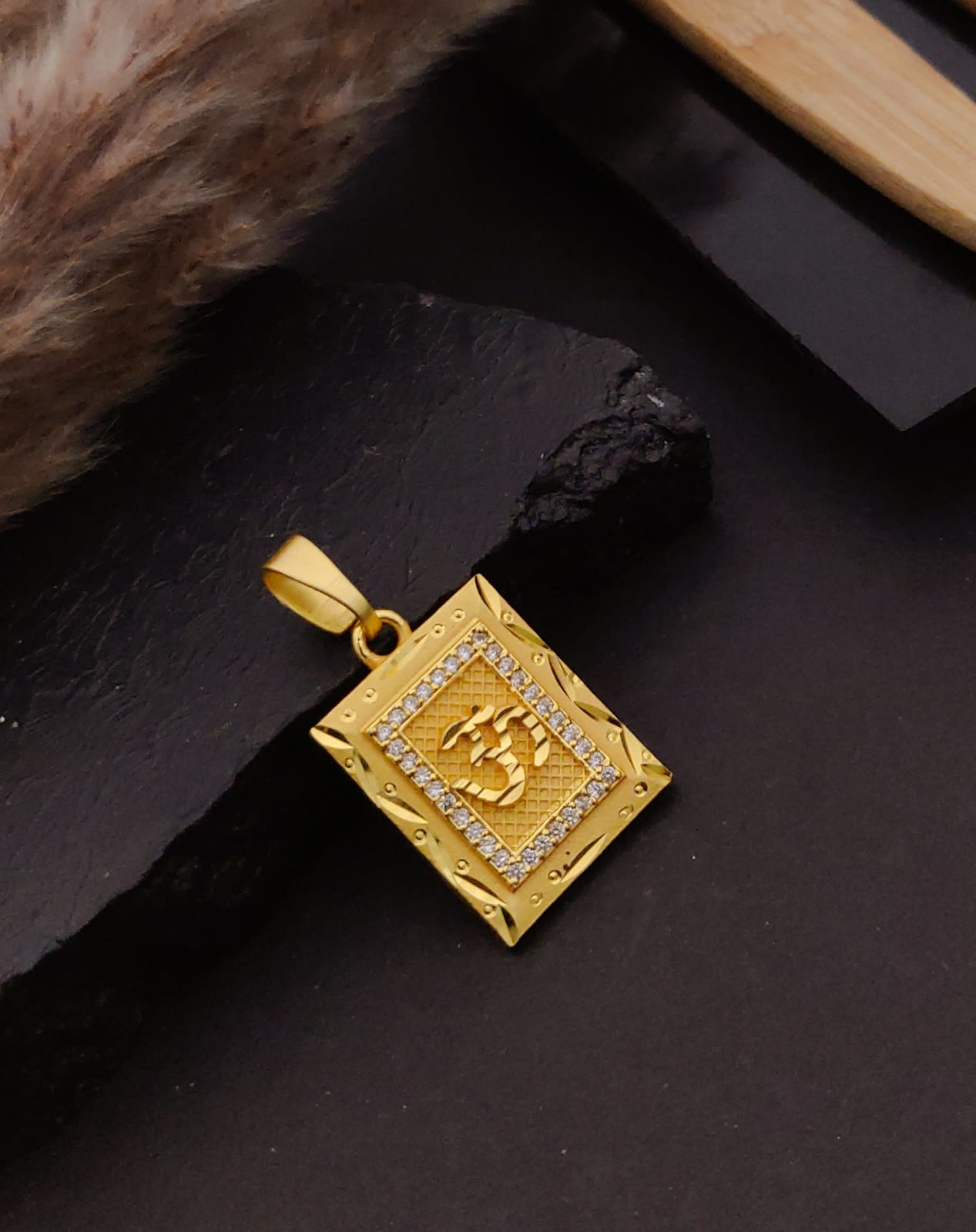 Premium 1 Gram Gold-Plated Pendant (6 Months Warranty) - GP-112