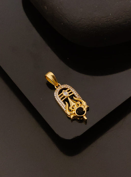 Premium 1 Gram Gold-Plated Pendant (6 Months Warranty) - GP-088