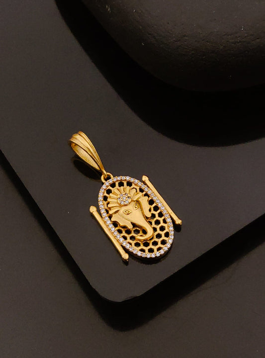 Premium 1 Gram Gold-Plated Pendant (6 Months Warranty) - GP-090