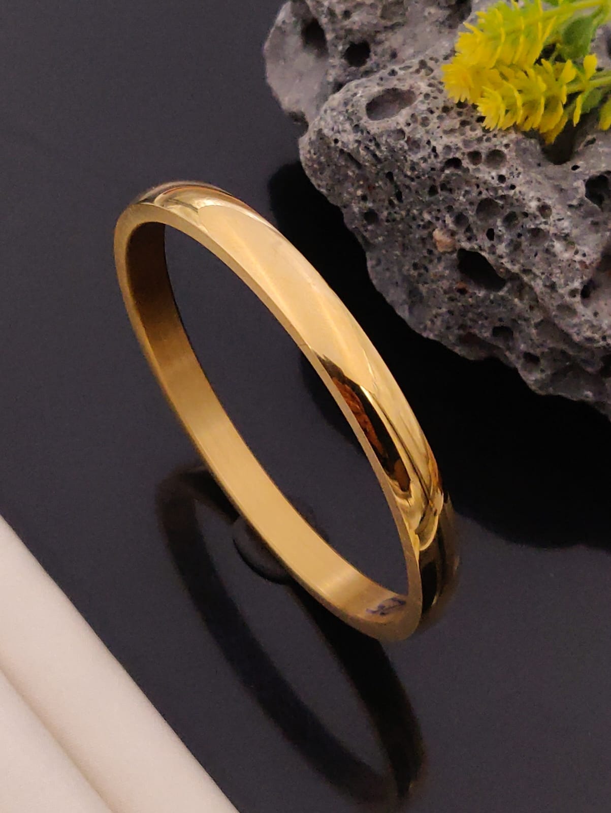 Premium 1 Gram Gold-Plated Kada (6 Months Warranty) - GK-006