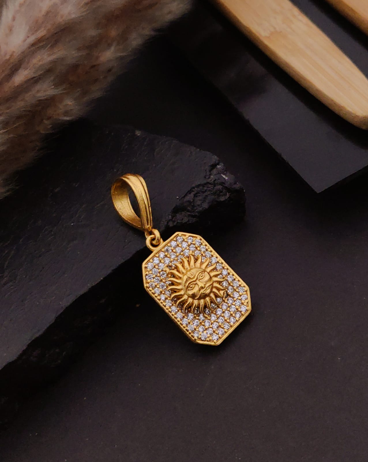 Premium 1 Gram Gold-Plated Pendant (6 Months Warranty) - GP-97