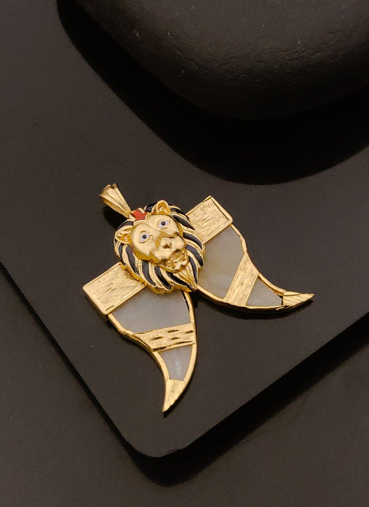 Premium 1 Gram Gold-Plated Pendant (6 Months Warranty) - GP-066