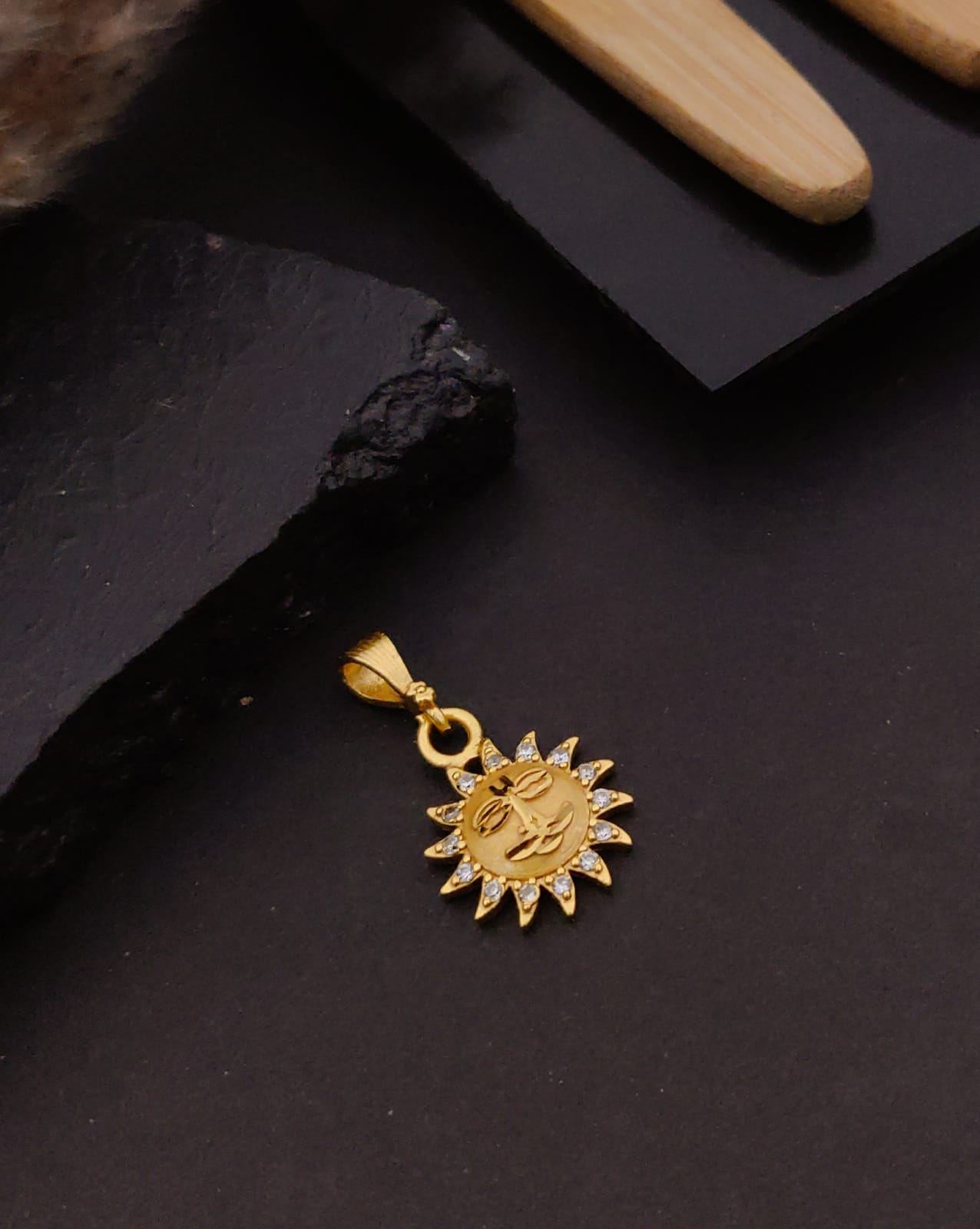 Premium 1 Gram Gold-Plated Pendant (6 Months Warranty) - GP-119