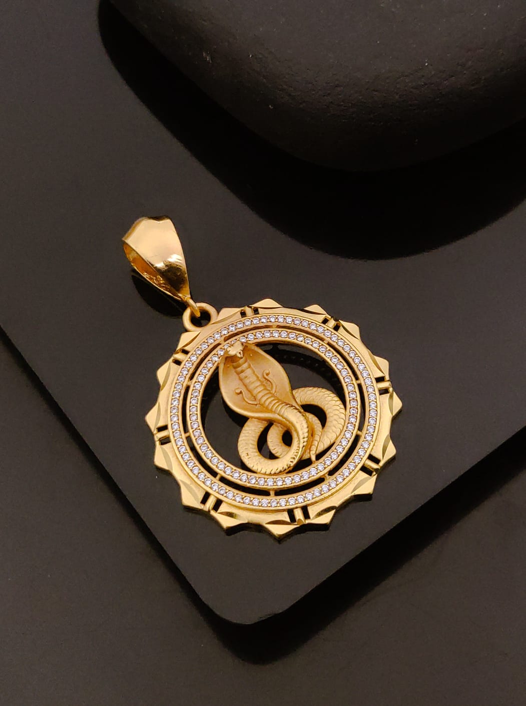 Premium 1 Gram Gold-Plated Pendant (6 Months Warranty) - GP-078