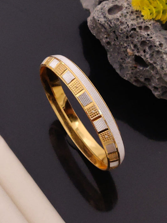 Premium 1 Gram Gold-Plated Kada (6 Months Warranty) - GK-005