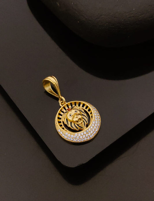 Premium 1 Gram Gold-Plated Pendant (6 Months Warranty) - GP-083