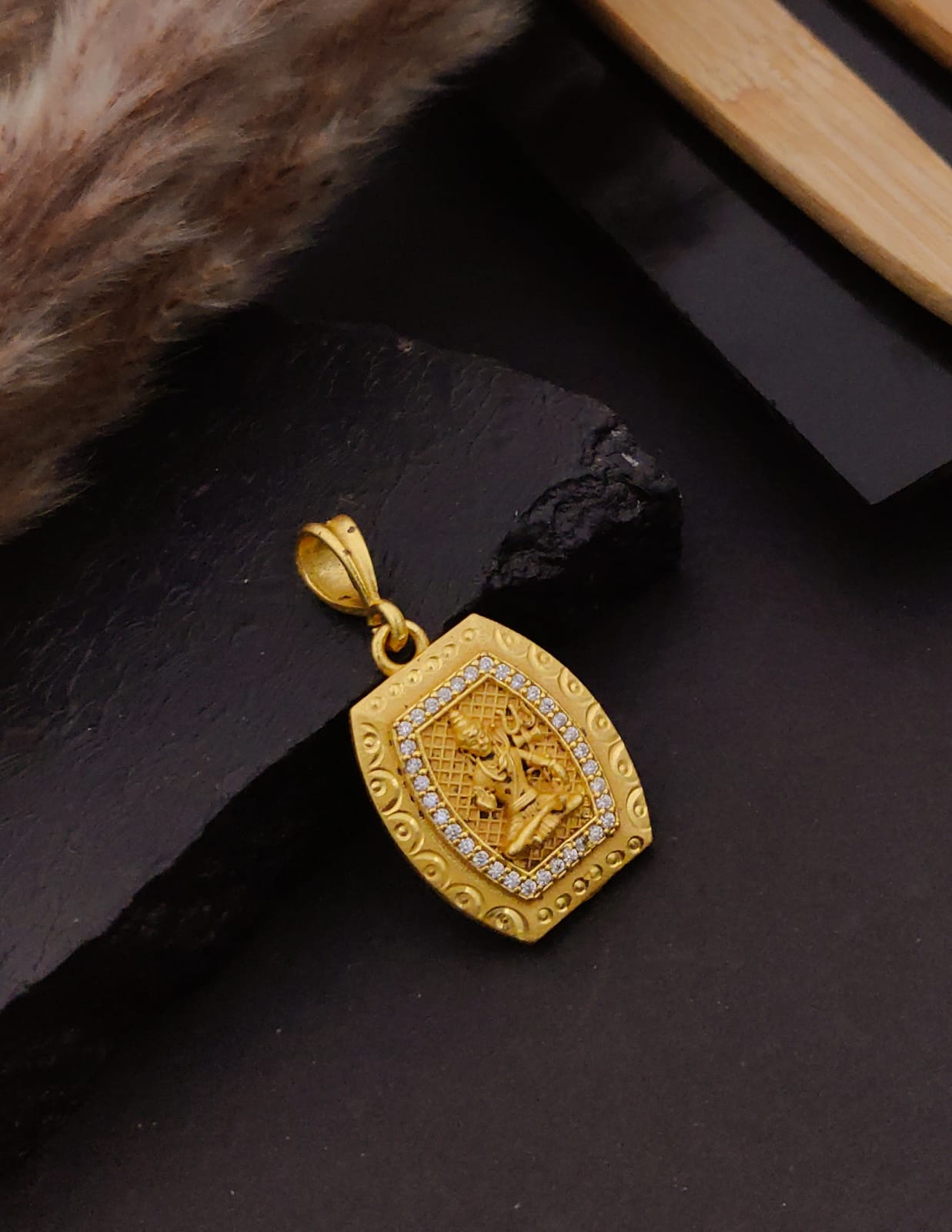 Premium 1 Gram Gold-Plated Pendant (6 Months Warranty) - GP-116