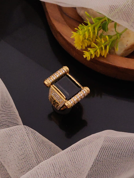 Premium 1 Gram Gold-Plated Ring (6 Months Warranty) - GR-022