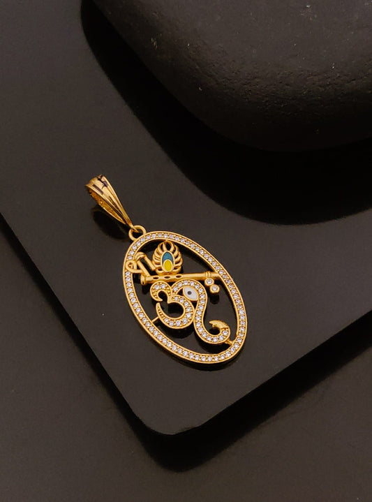 Premium 1 Gram Gold-Plated Pendant (6 Months Warranty) - GP-081