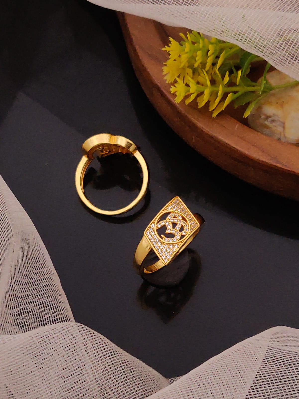 Premium 1 Gram Gold-Plated Ring (6 Months Warranty) - GR-052