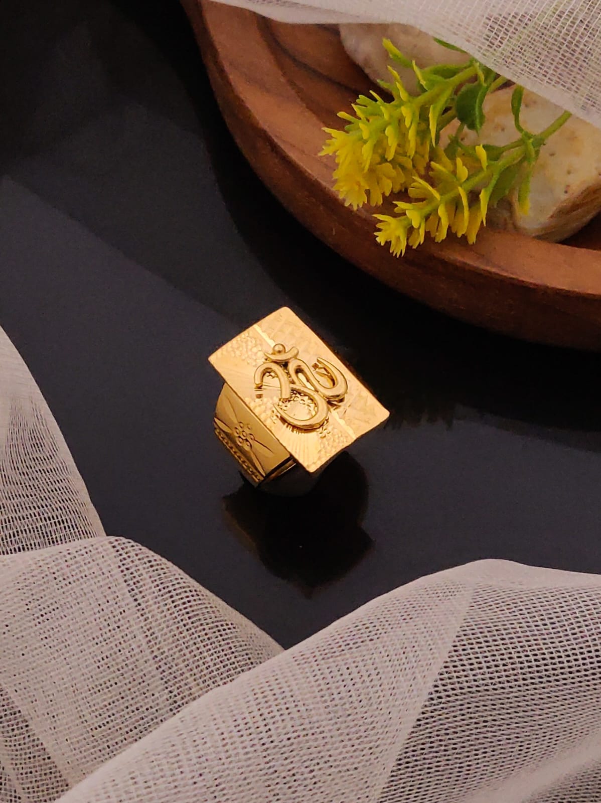 Premium 1 Gram Gold-Plated Ring (6 Months Warranty) - GR-024