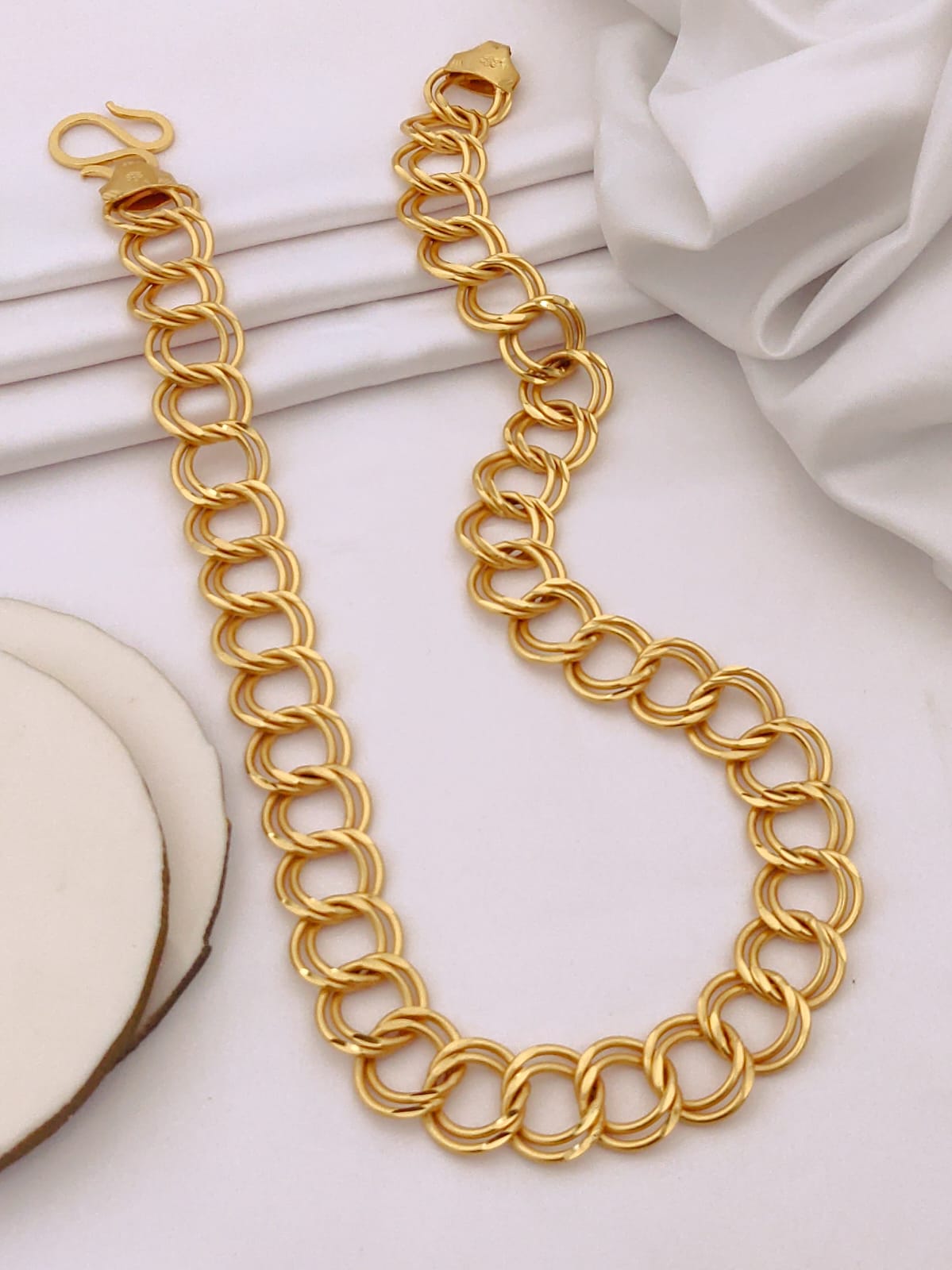 Premium 1 Gram Gold-Plated Chain (6 Months Warranty) - GC-120