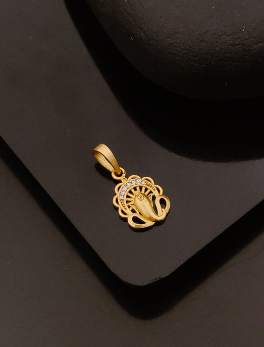 Premium 1 Gram Gold-Plated Pendant (6 Months Warranty) - GP-093