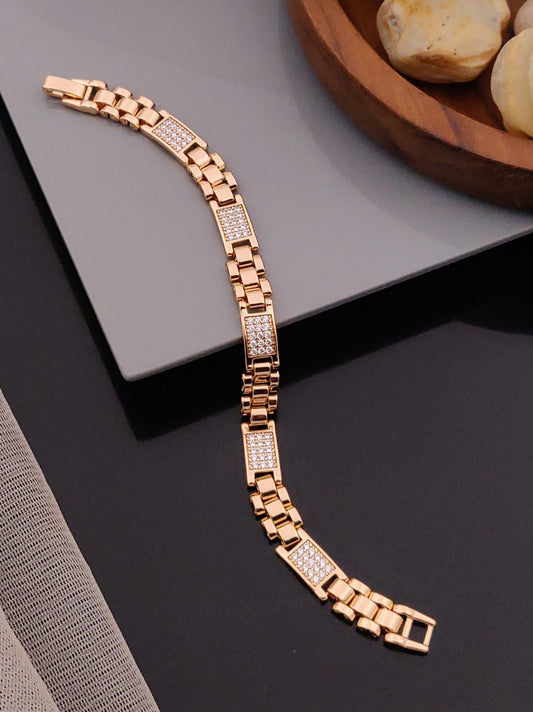 Premium 1 Gram Gold-Plated Bracelet (6 Months Warranty) - GB-064