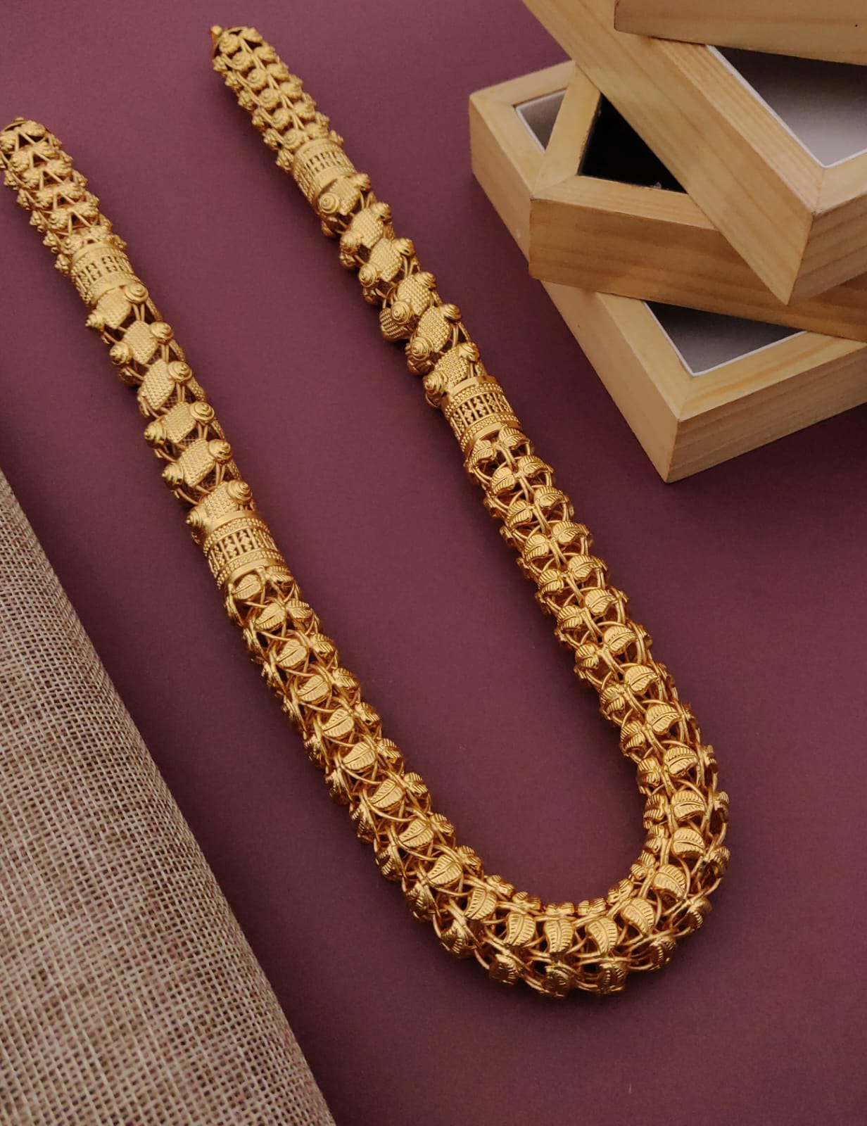 Premium 1 Gram Gold-Plated Chain (6 Months Warranty) - GC-055
