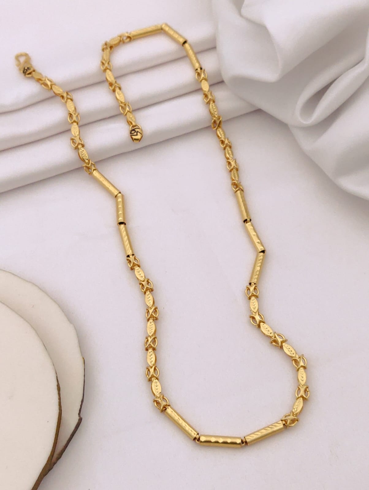 Premium 1 Gram Gold-Plated Chain (6 Months Warranty) - GC-117