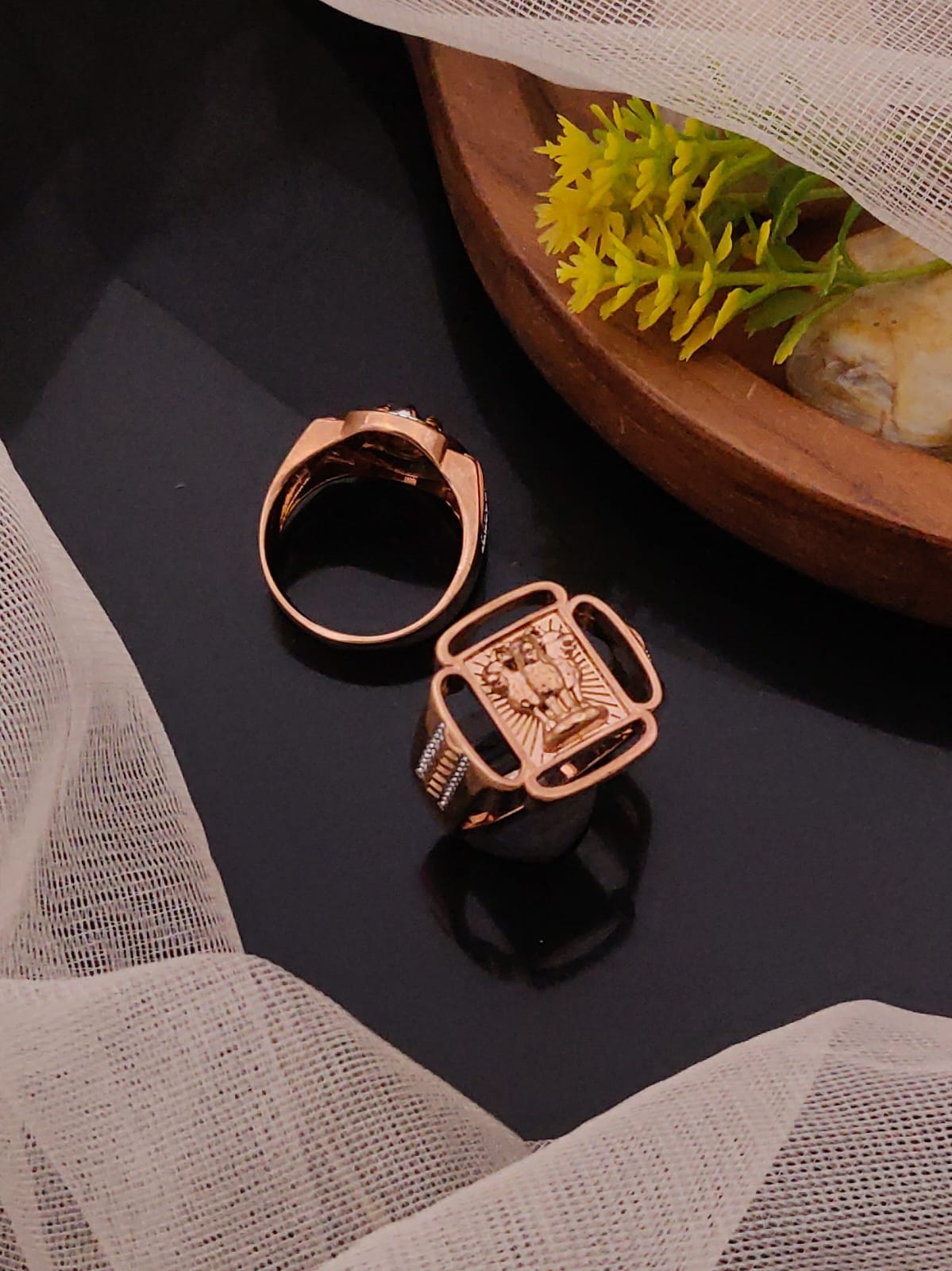 Premium 1 Gram Gold-Plated Ring (6 Months Warranty) - GR-058