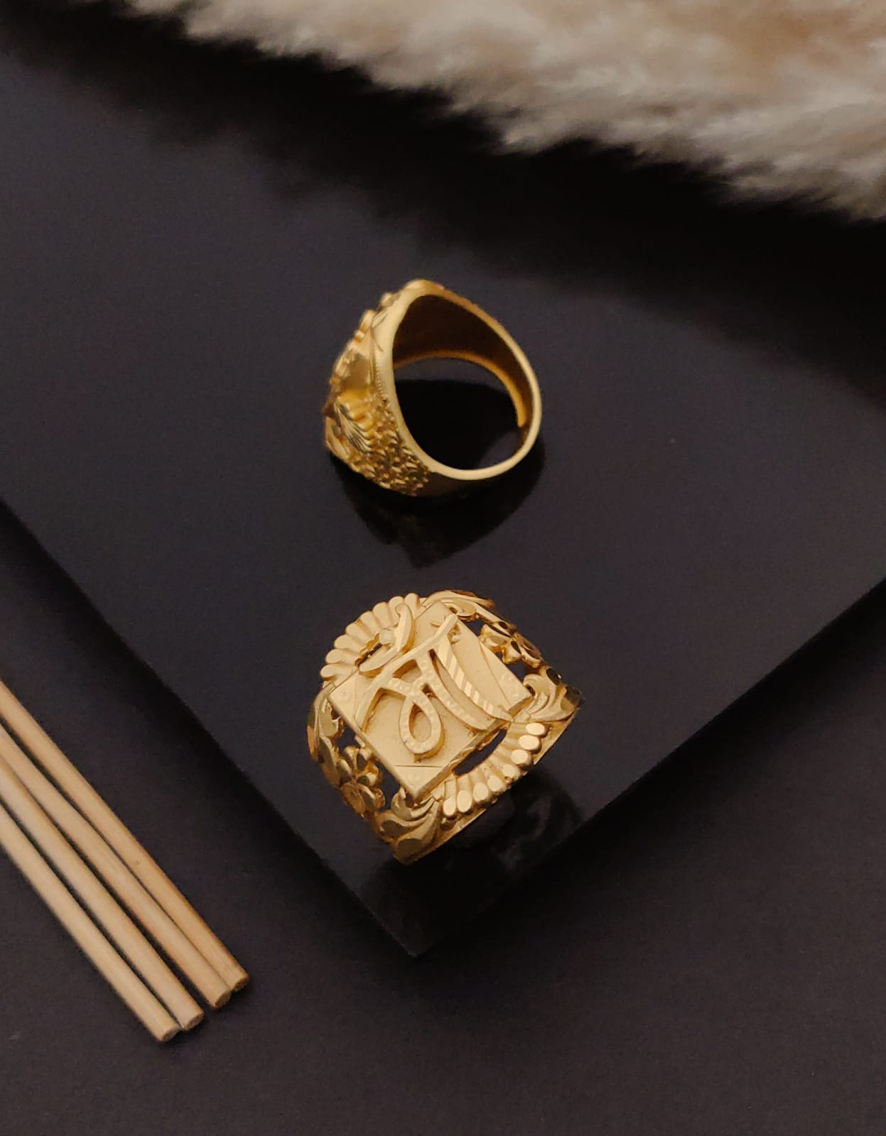 Premium 1 Gram Gold-Plated Ring (6 Months Warranty) - GR-100