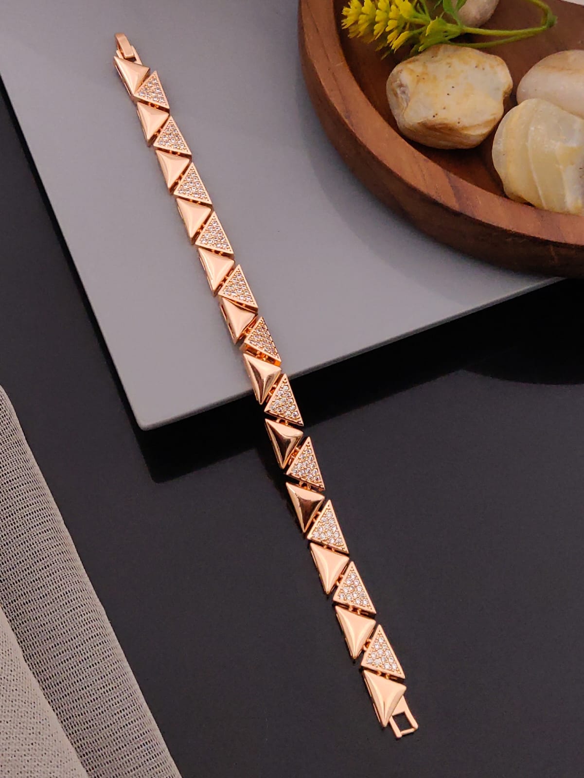 Premium 1 Gram Gold-Plated Bracelet (6 Months Warranty) - GB-037