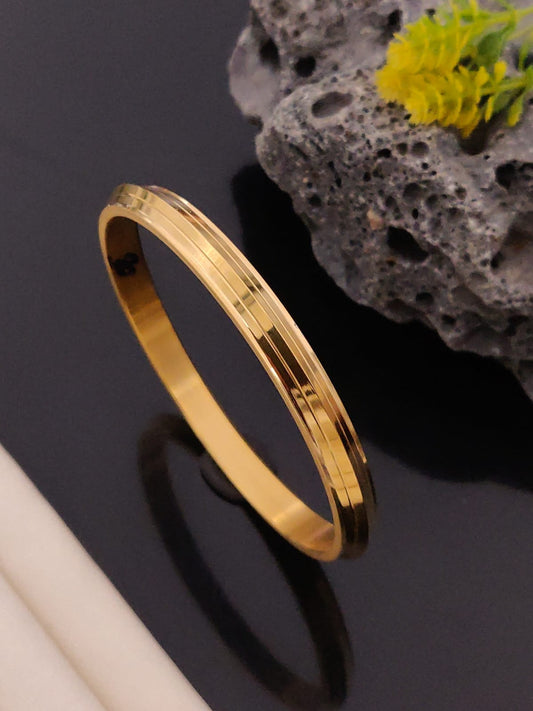 Premium 1 Gram Gold-Plated Kada (6 Months Warranty) - GK-009